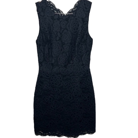 Barneys New York CO-OP Dresses & Skirts - Barney's New York CO-OP Black Floral Lace Mini Dress Women Size 6